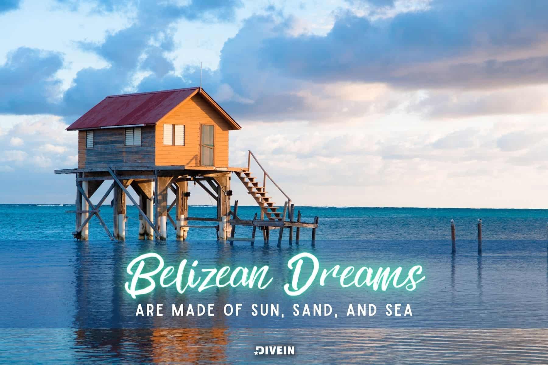 belize vacation captions