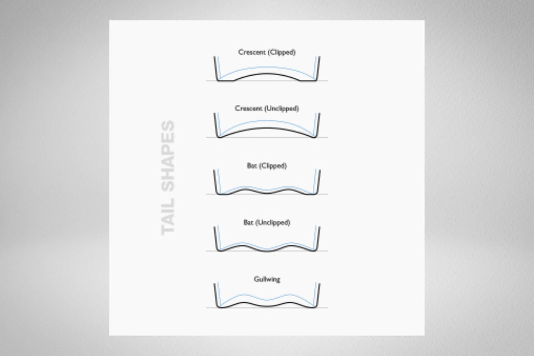 Boogie Boards Tail Shape