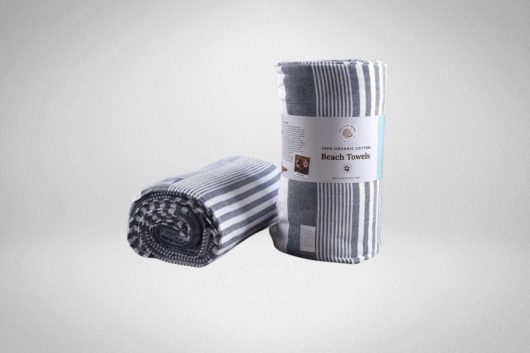 Delilah Organic Cotton Beach Towels