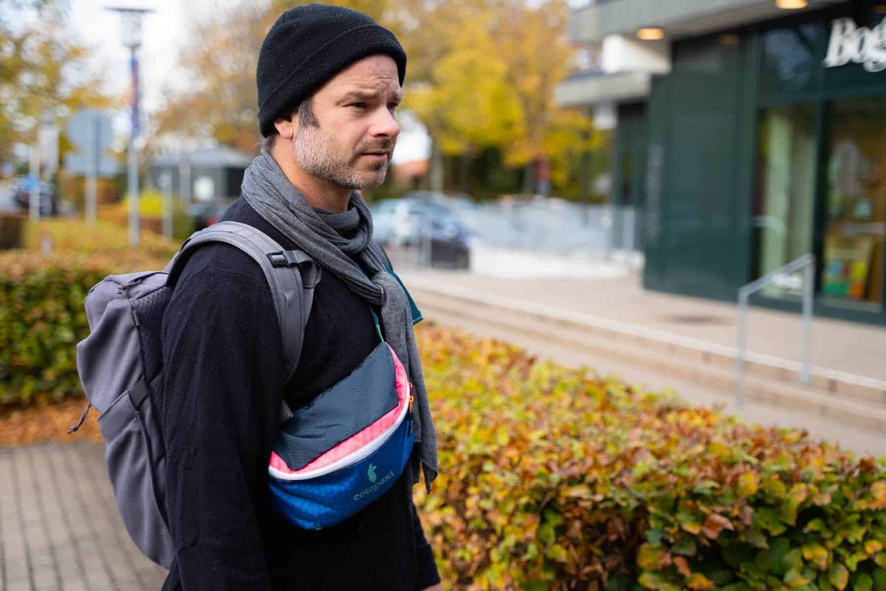 Fanny Pack Worn In The Outdoors