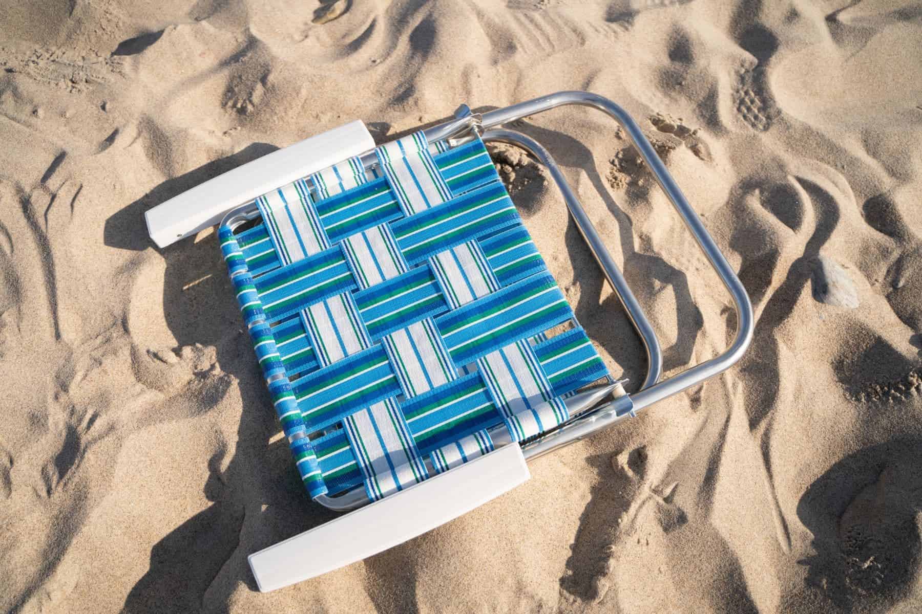 Lawn Chair Usa Aluminum Webbed Folded