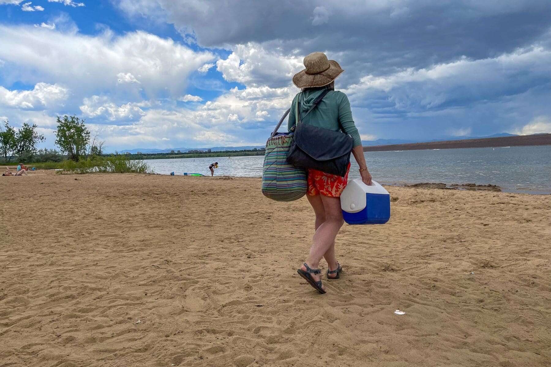 Little Unicorn Outdoor Family Picnic And Beach Blanket Shoulder Carry