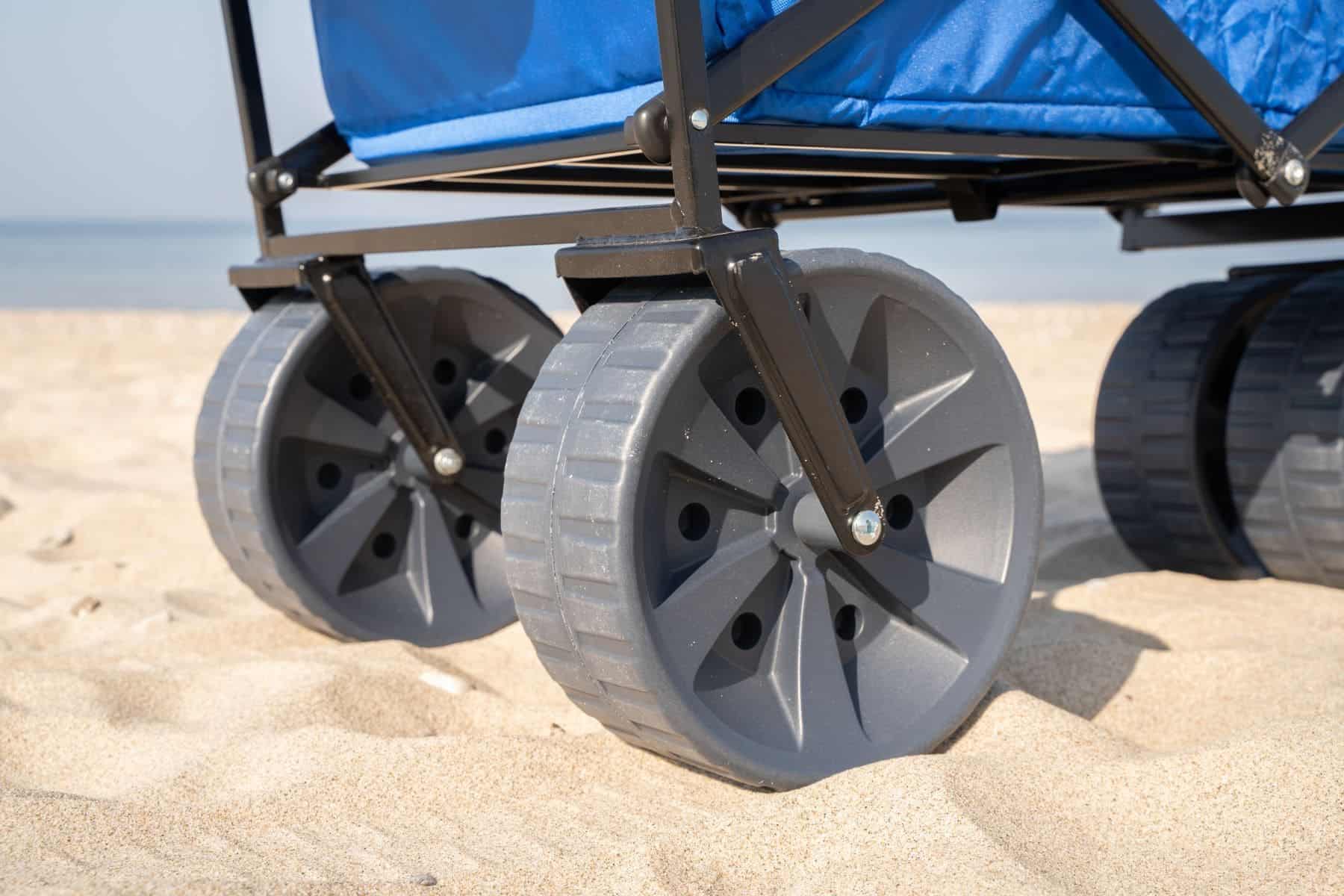 mac sports collapsible wheels close up