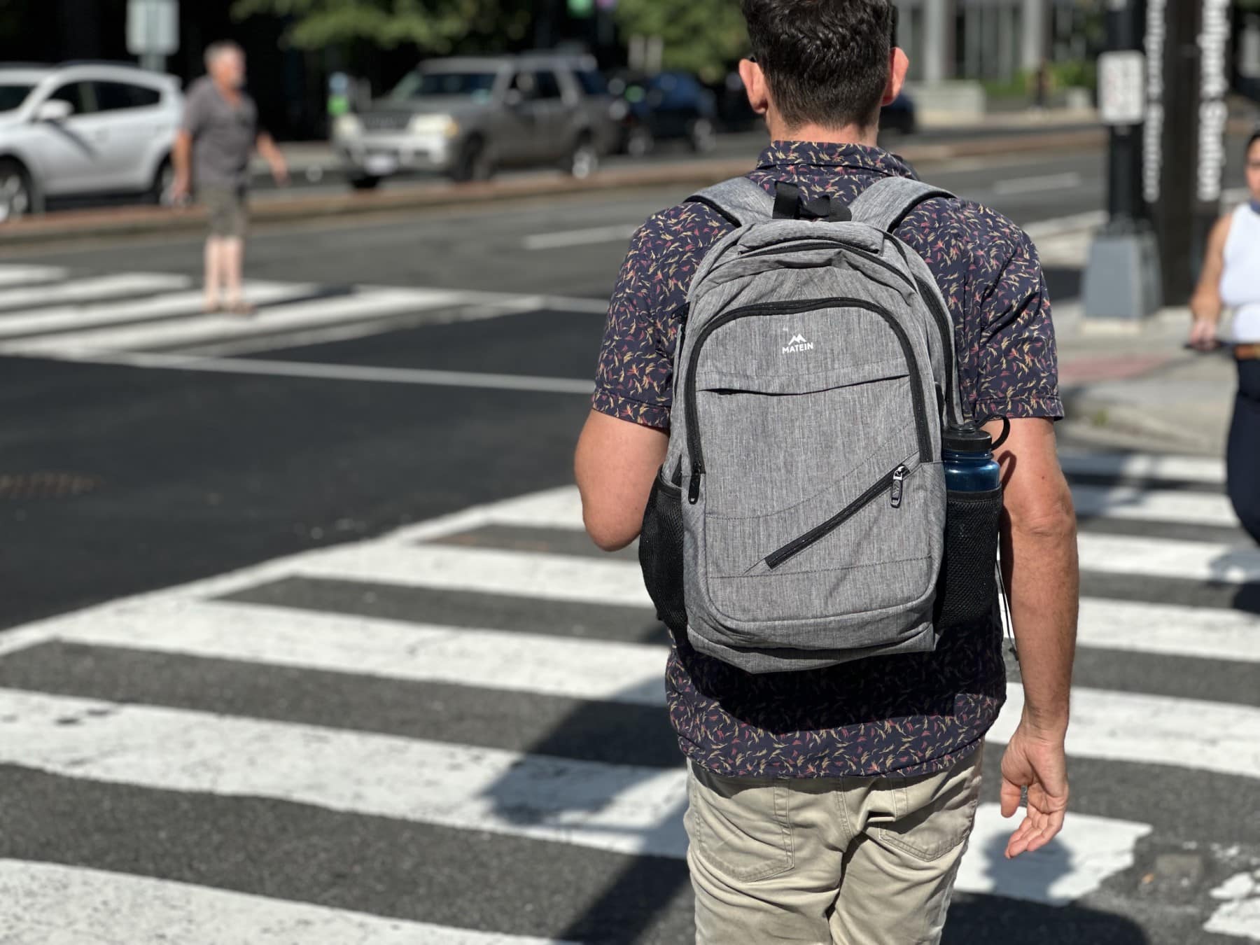 Matein Travel Laptop Backpack Testing City
