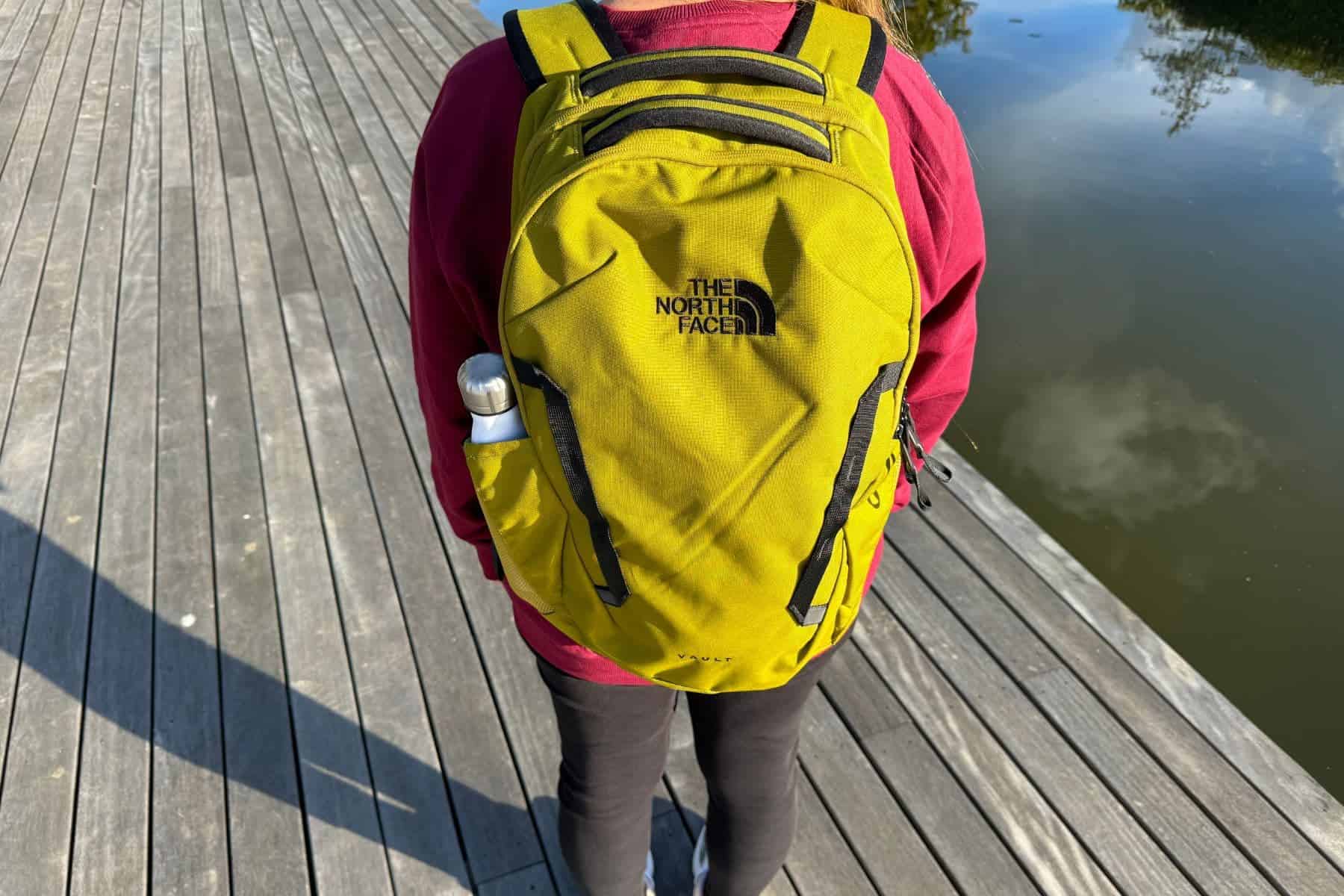 the north face with several pocket organizer