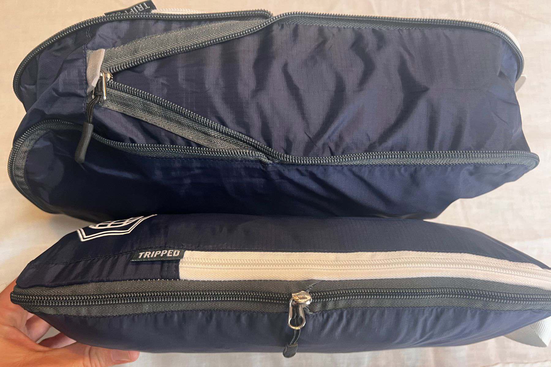 Tripped Compression Packing Cubes Zip