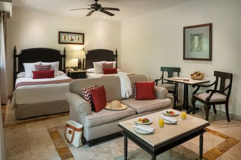 Valentin Imperial Riviera Maya Deluxe Junior Suite Bedroom